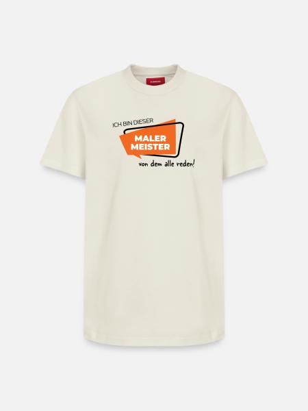 Malermeister - Relaxed Unisex Supima Cotton T-Shirt – von SPREAD - Naturweiß