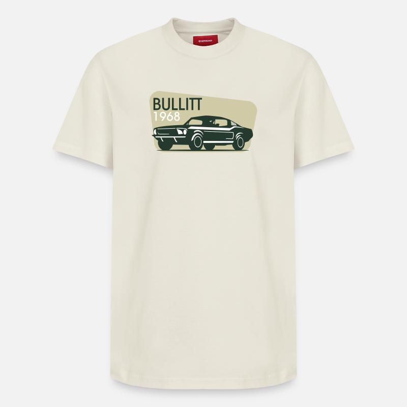 Oldtimer 1968 Auto Retro - Relaxed Unisex Supima Cotton T-Shirt – von SPREAD - Naturweiß