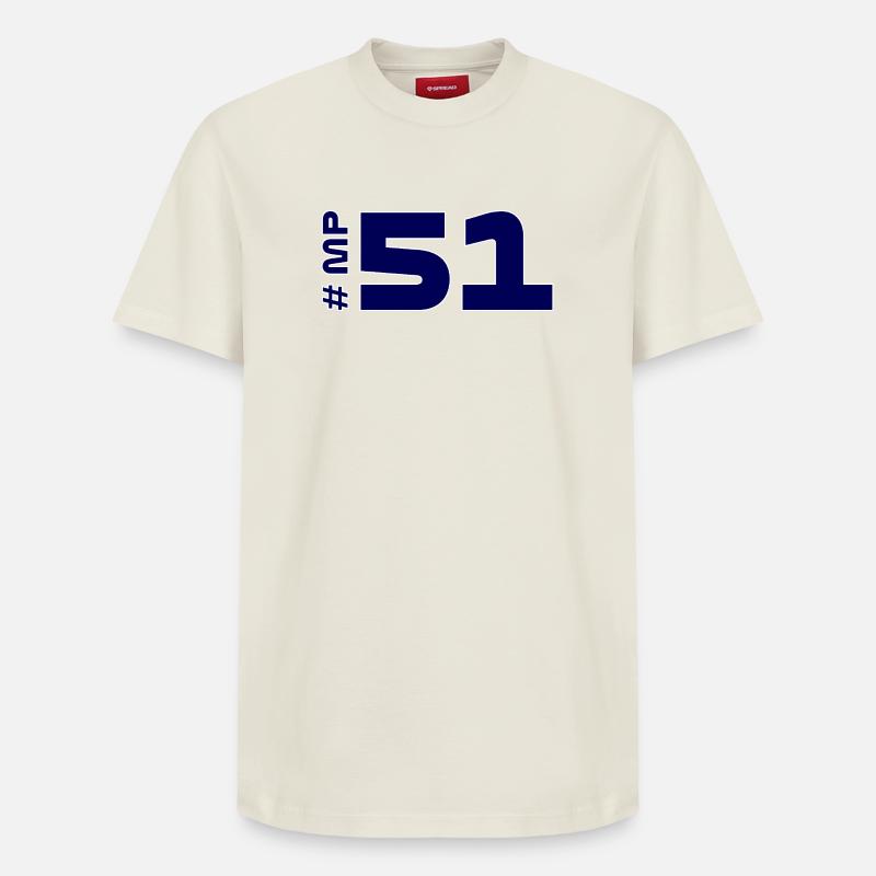 # MP51 - Relaxed Unisex Supima Cotton T-Shirt – von SPREAD - Naturweiß