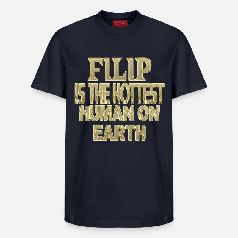 Filip - T-shirt unisexe décontracté en coton Supima – de SPREAD - bleu marine
