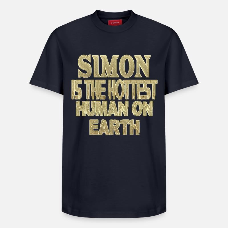 Simon - T-shirt unisexe décontracté en coton Supima – de SPREAD - bleu marine