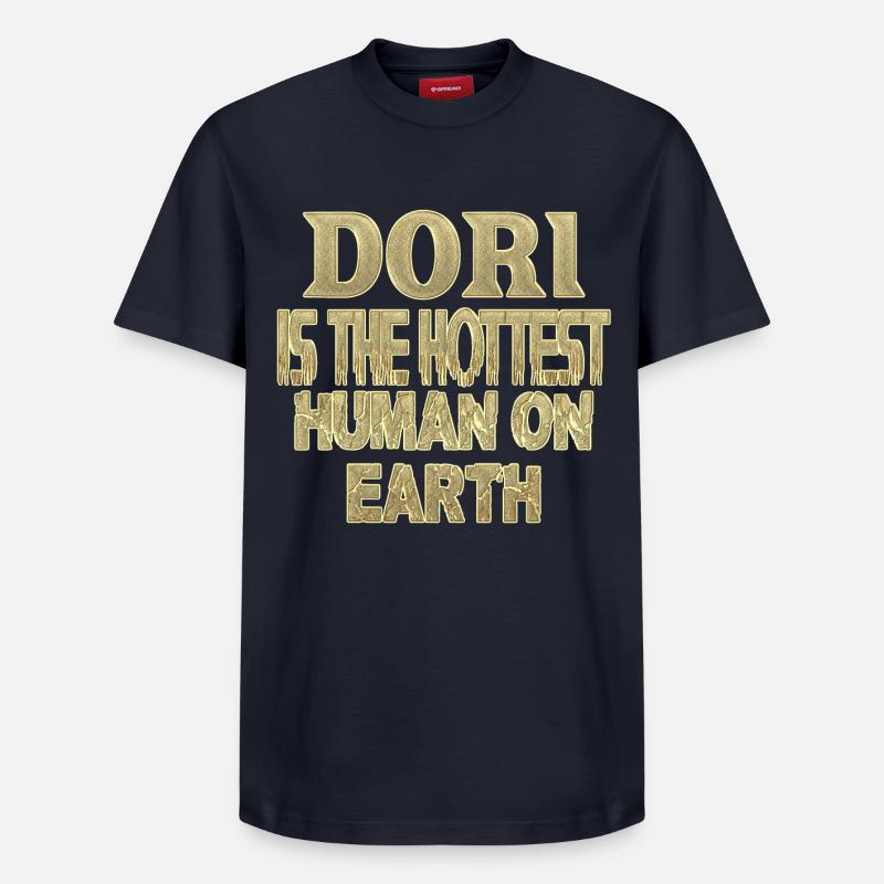 Dori - T-shirt unisexe décontracté en coton Supima – de SPREAD - bleu marine
