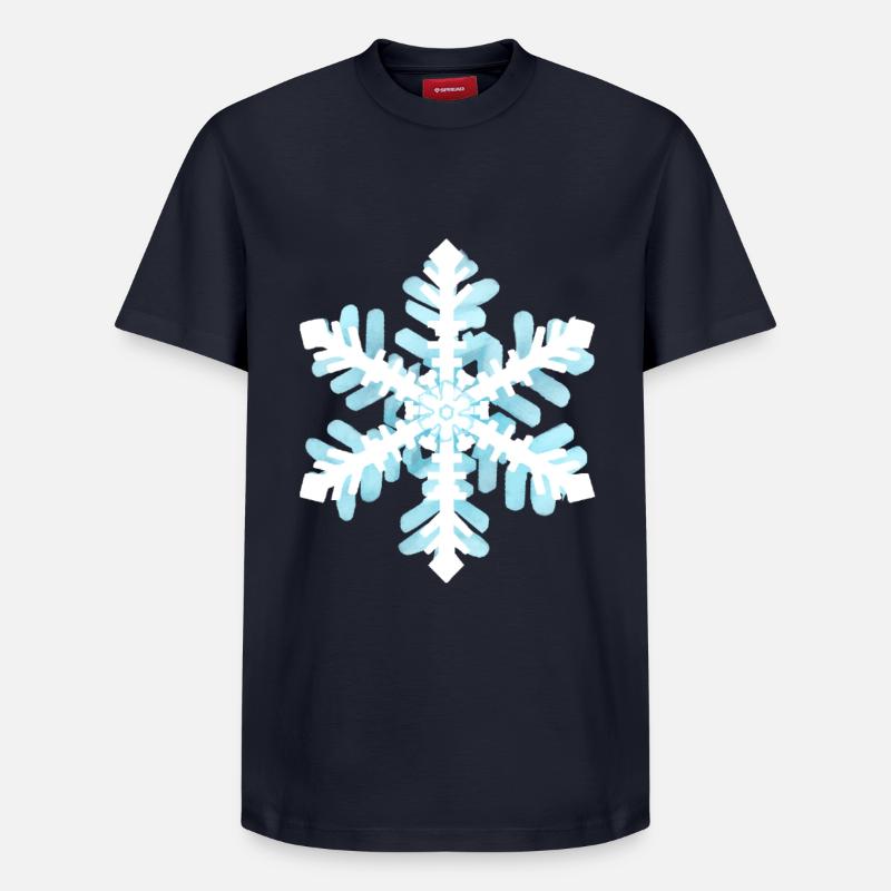 Schneestern - Relaxed Unisex Supima Cotton T-Shirt – von SPREAD - Navy