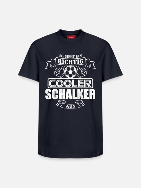Cooler Schalker - Relaxed Unisex Supima Cotton T-Shirt – von SPREAD - Navy