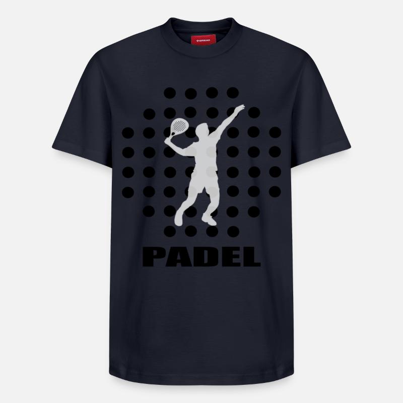 Padel - Relaxed Unisex Supima Cotton T-Shirt – von SPREAD - Navy