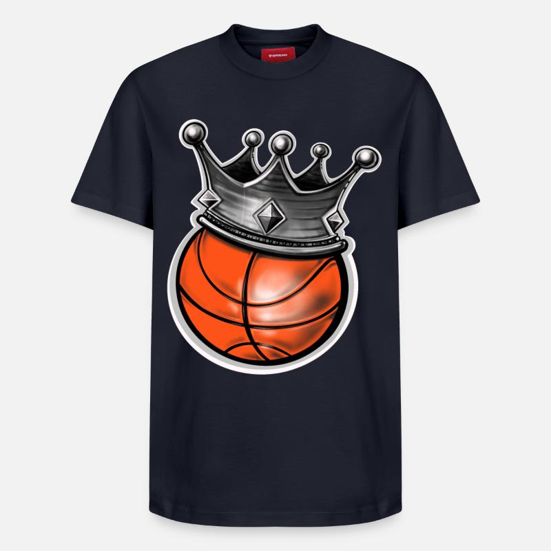Basket-ball - T-shirt unisexe décontracté en coton Supima – de SPREAD - bleu marine