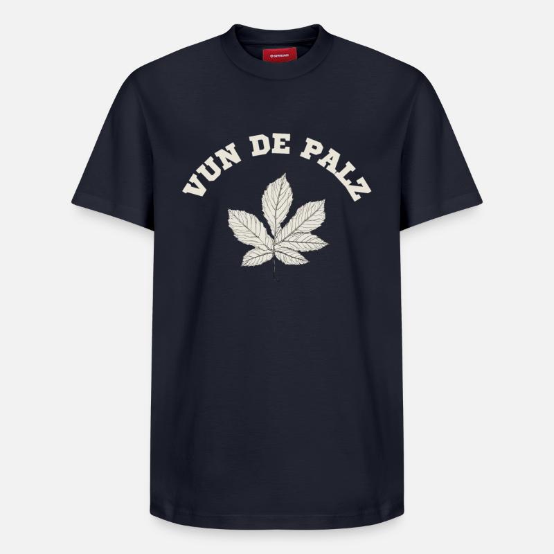 Keschde - T-shirt unisexe décontracté en coton Supima – de SPREAD - bleu marine