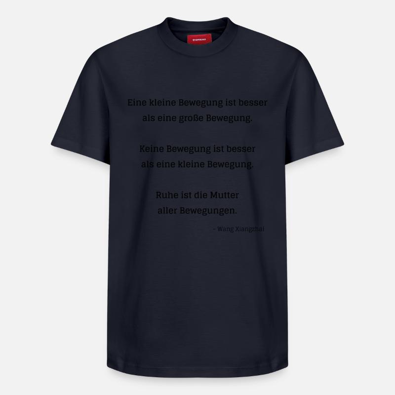 A small movement - Relaxed Unisex Supima Cotton T-Shirt – by SPREAD - navy