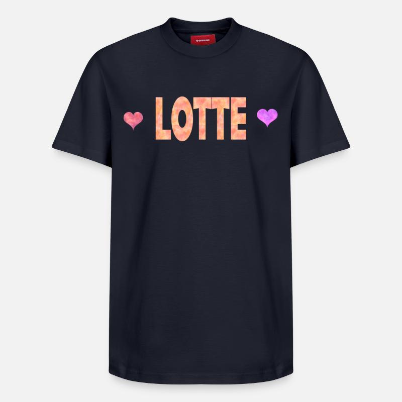 Lotte - T-shirt unisexe décontracté en coton Supima – de SPREAD - bleu marine