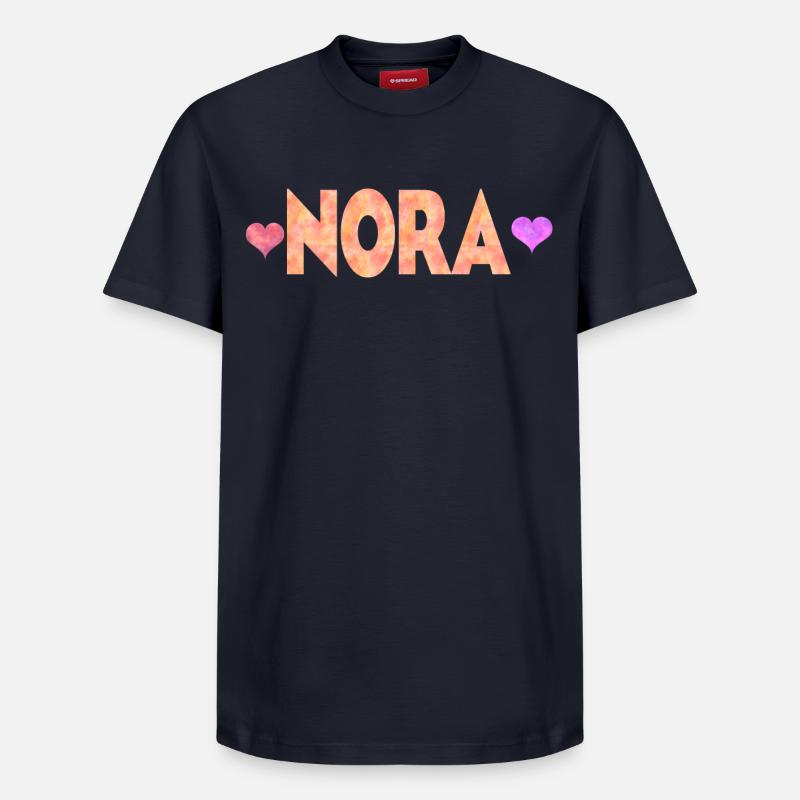 Nora - Relaxed Unisex Supima Cotton T-Shirt – von SPREAD - Navy