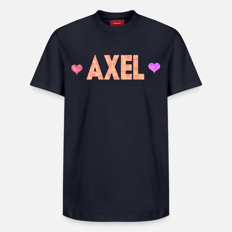 Axel - Relaxed Unisex Supima Cotton T-Shirt – von SPREAD - Navy