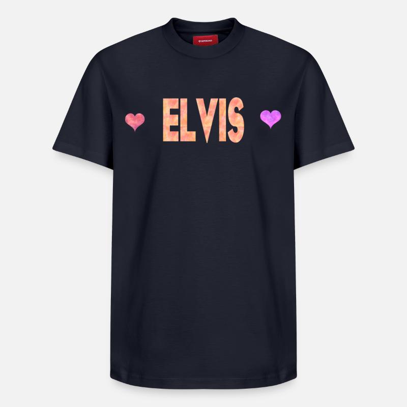 Elvis - Relaxed Unisex Supima Cotton T-Shirt – von SPREAD - Navy