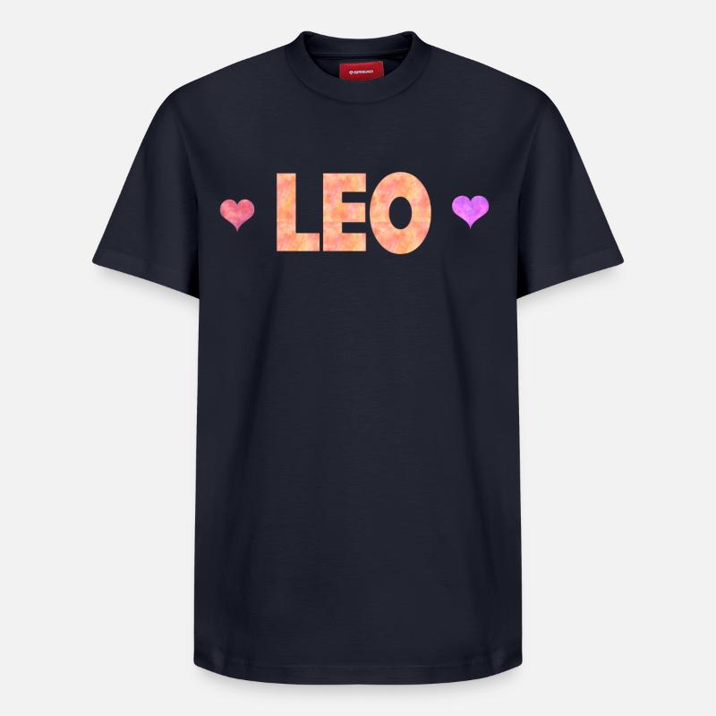 Leo - Relaxed Unisex Supima Cotton T-Shirt – von SPREAD - Navy