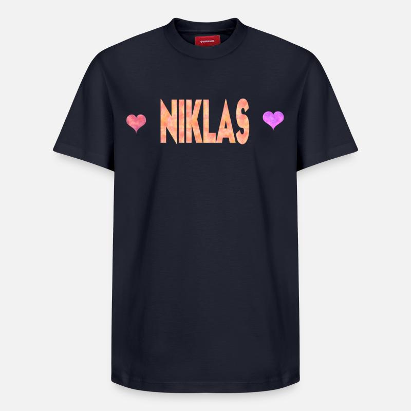 Niklas - Relaxed Unisex Supima Cotton T-Shirt – von SPREAD - Navy