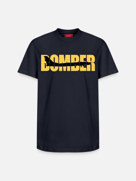 Bomber Tu-95 - Relaxed Unisex Supima Cotton T-Shirt – by SPREAD - navy
