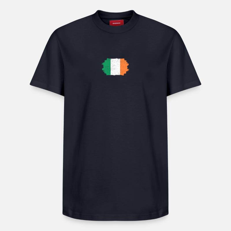 Irlande - T-shirt unisexe décontracté en coton Supima – de SPREAD - bleu marine