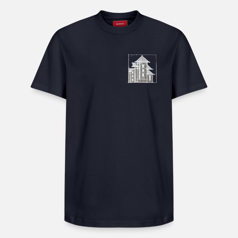 MAISON - T-shirt unisexe décontracté en coton Supima – de SPREAD - bleu marine