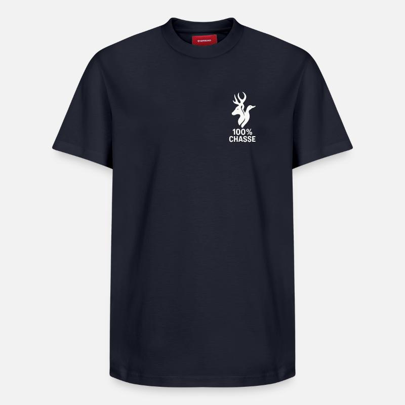 100 - T-shirt unisexe décontracté en coton Supima – de SPREAD - bleu marine