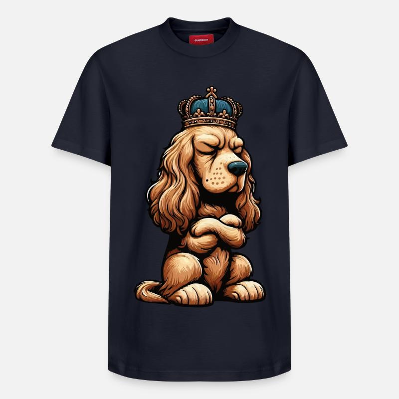 Cocker Spaniel Cockerhund Cocker Spaniel Besitzer - Relaxed Unisex Supima Cotton T-Shirt – von SPREAD - Navy