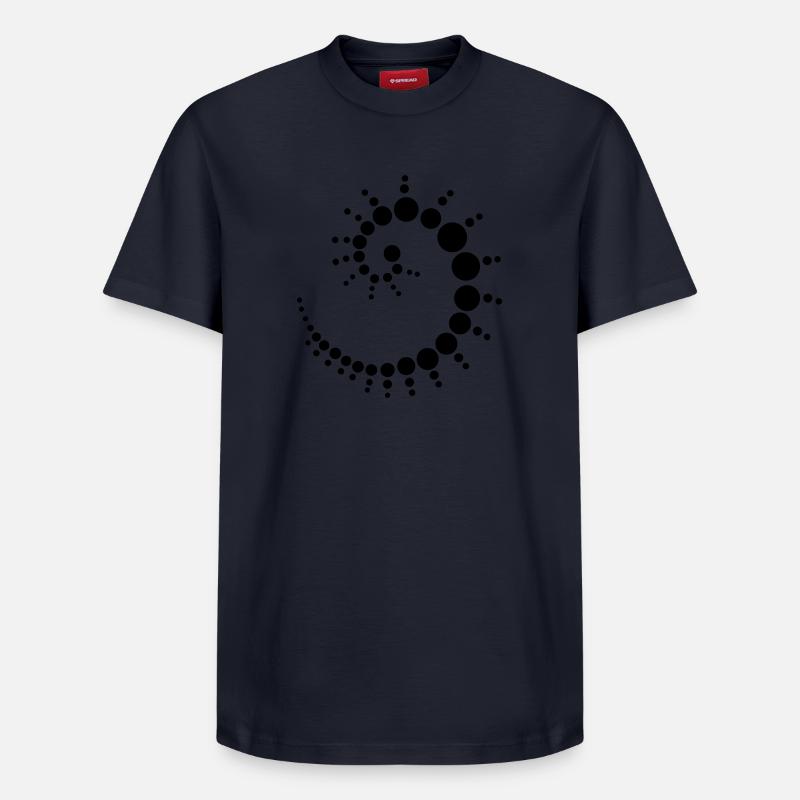 fossil - Relaxed Unisex Supima Cotton T-Shirt – von SPREAD - Navy