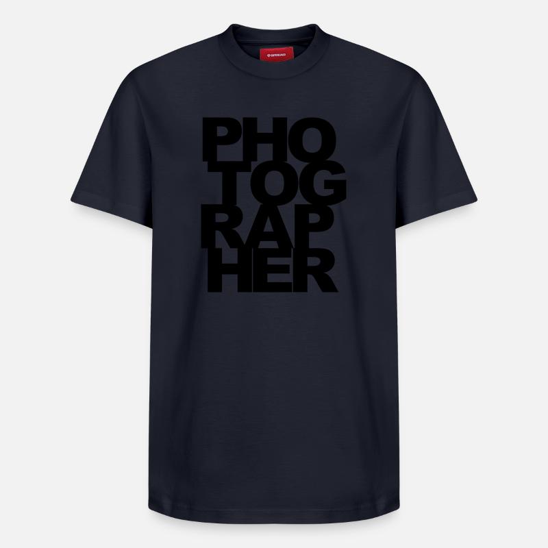 Fotograf - Relaxed Unisex Supima Cotton T-Shirt – von SPREAD - Navy