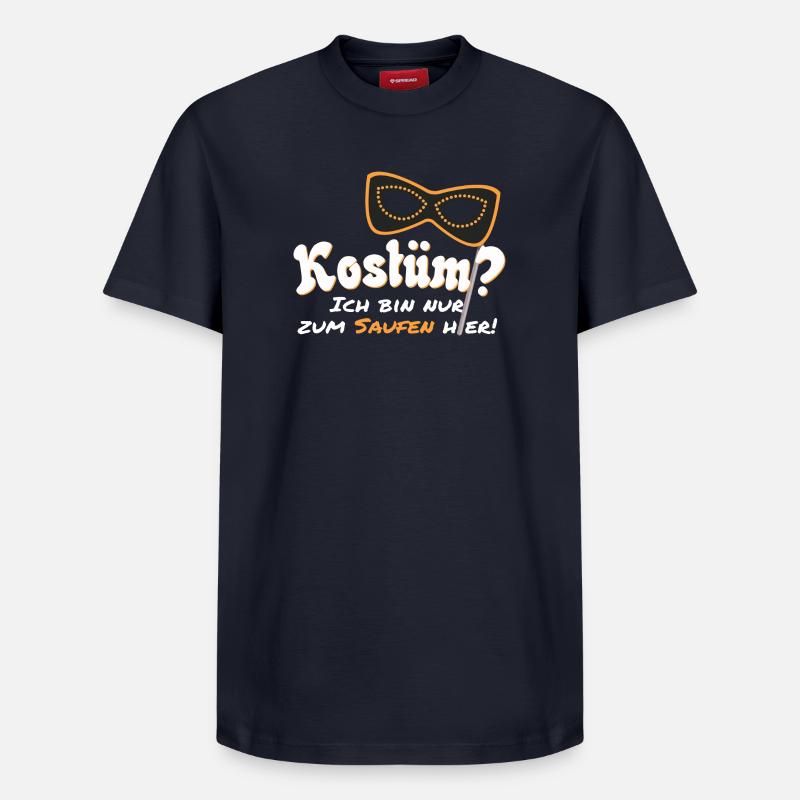 Faschings Kostüm? - Relaxed Unisex Supima Cotton T-Shirt – von SPREAD - Navy