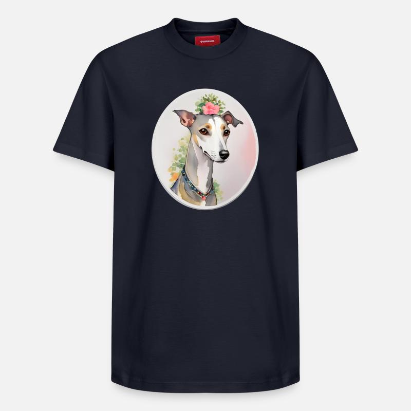 Whippet - T-shirt unisexe décontracté en coton Supima – de SPREAD - bleu marine