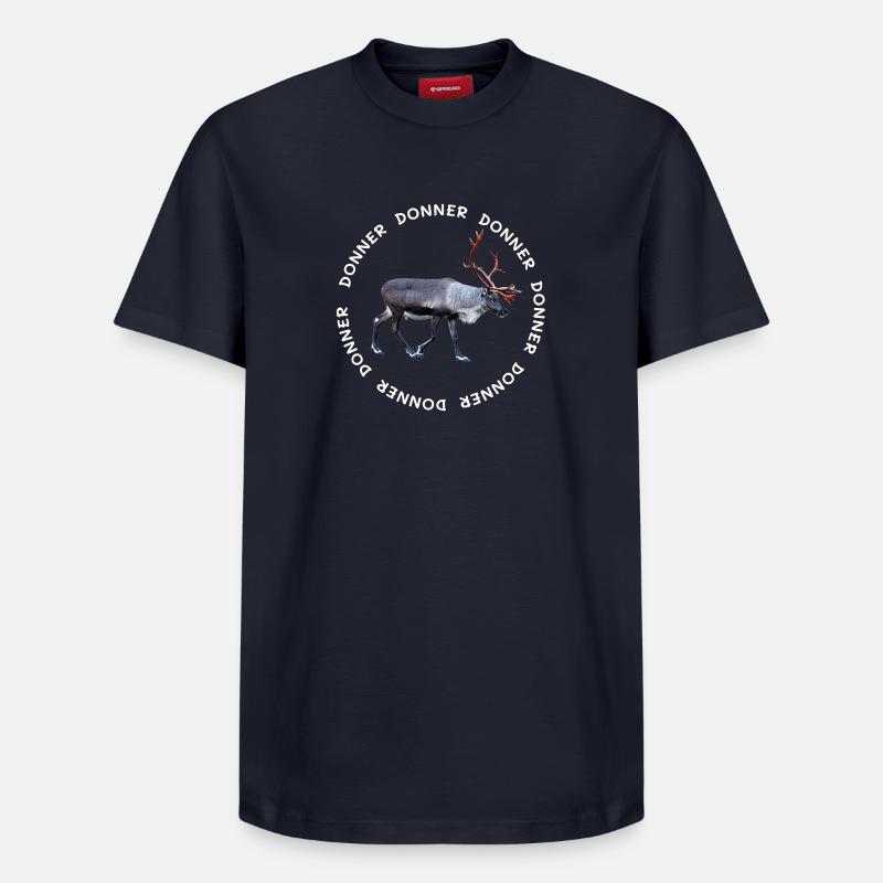 DONNER - T-shirt unisexe décontracté en coton Supima – de SPREAD - bleu marine