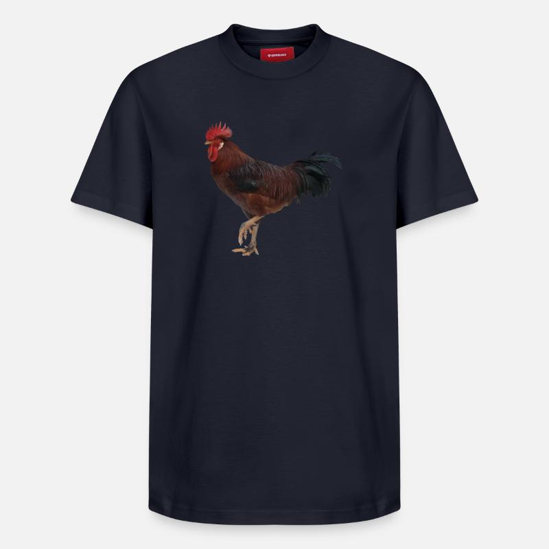 Italien - T-shirt unisexe décontracté en coton Supima – de SPREAD - bleu marine
