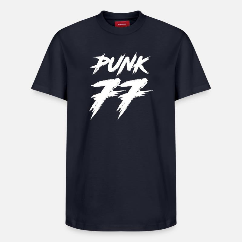 PUNK - T-shirt unisexe décontracté en coton Supima – de SPREAD - bleu marine
