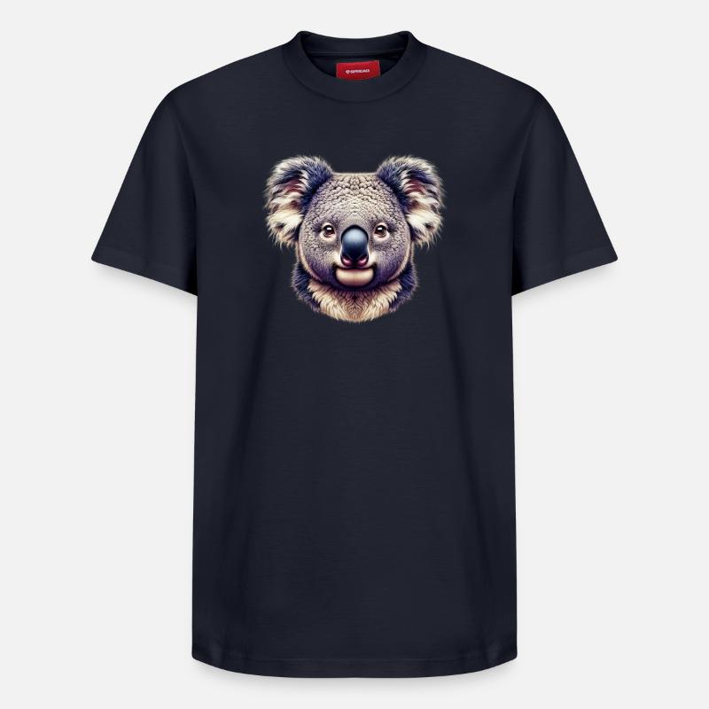 Koala - T-shirt unisexe décontracté en coton Supima – de SPREAD - bleu marine