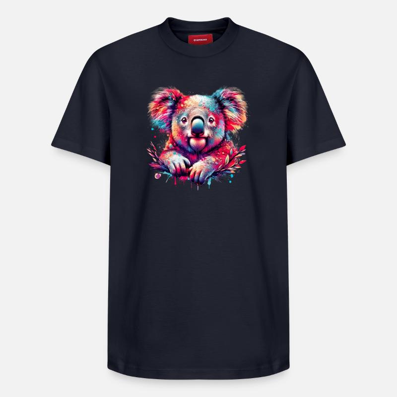 Koala - T-shirt unisexe décontracté en coton Supima – de SPREAD - bleu marine