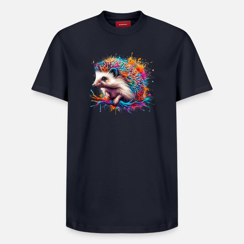 Hérisson - T-shirt unisexe décontracté en coton Supima – de SPREAD - bleu marine