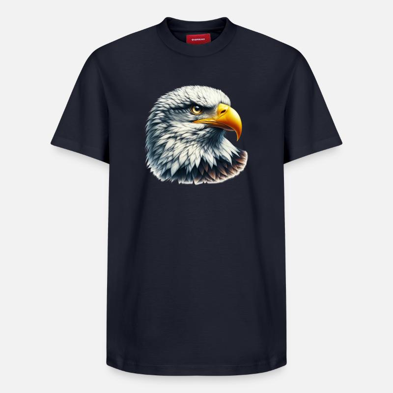 Aigle - T-shirt unisexe décontracté en coton Supima – de SPREAD - bleu marine