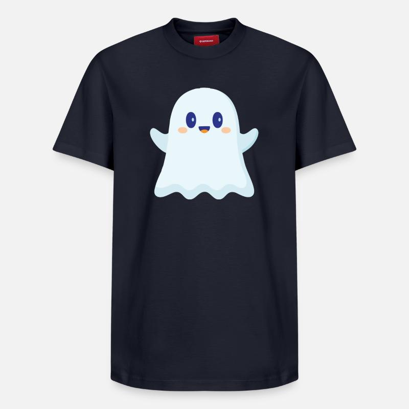 fantôme mignon - T-shirt unisexe décontracté en coton Supima – de SPREAD - bleu marine