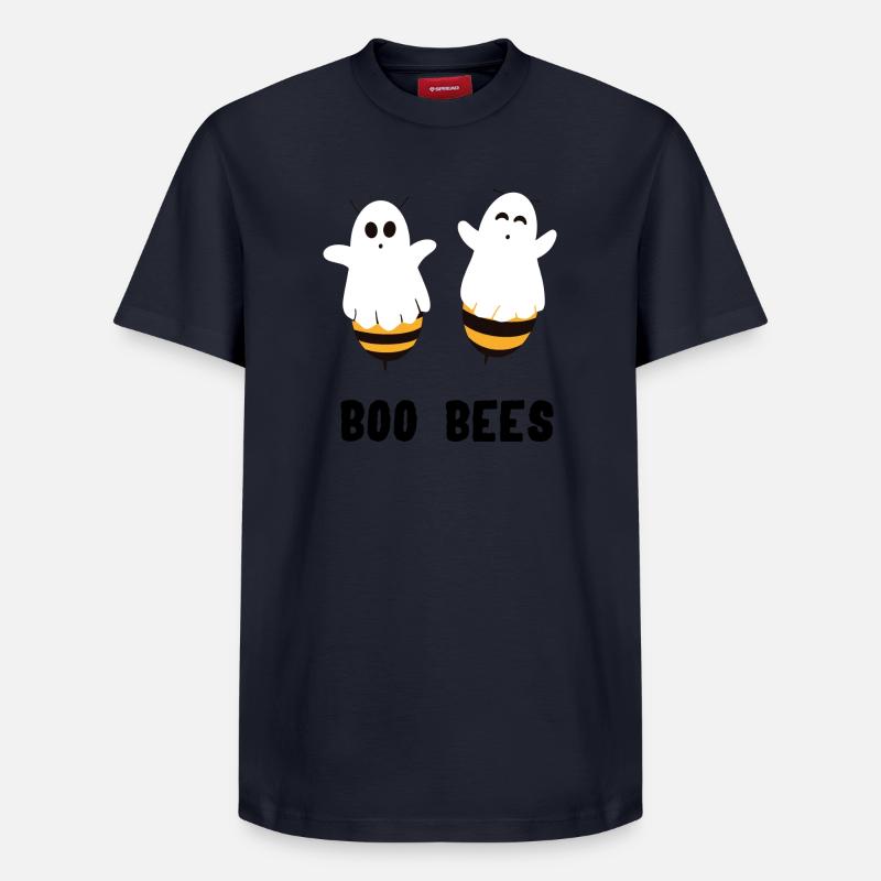 Boo Bees - T-shirt unisexe décontracté en coton Supima – de SPREAD - bleu marine
