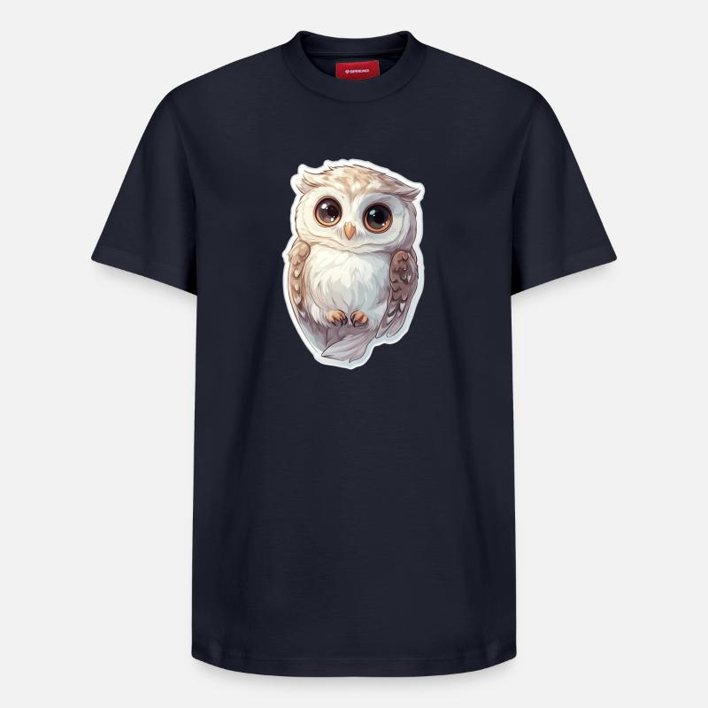 Hibou - T-shirt unisexe décontracté en coton Supima – de SPREAD - bleu marine