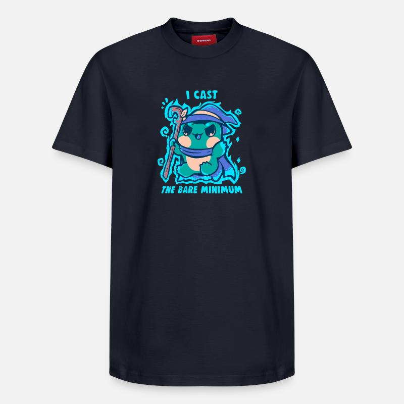 The Bare Minimum Spell - Relaxed Unisex Supima Cotton T-Shirt – by SPREAD - navy