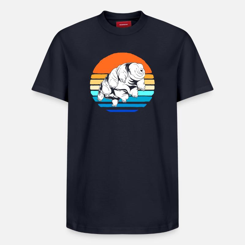 Tardigrade Tardigrades Bärtierchen Wasserbär - Relaxed Unisex Supima Cotton T-Shirt – von SPREAD - Navy