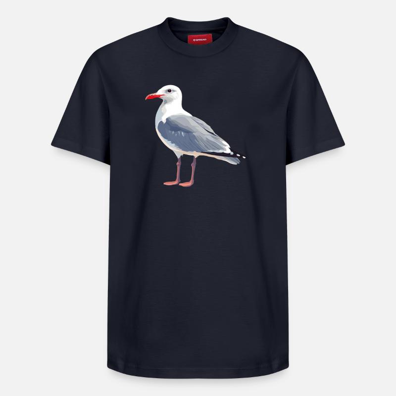 Meeresmöwe - Relaxed Unisex Supima Cotton T-Shirt – von SPREAD - Navy