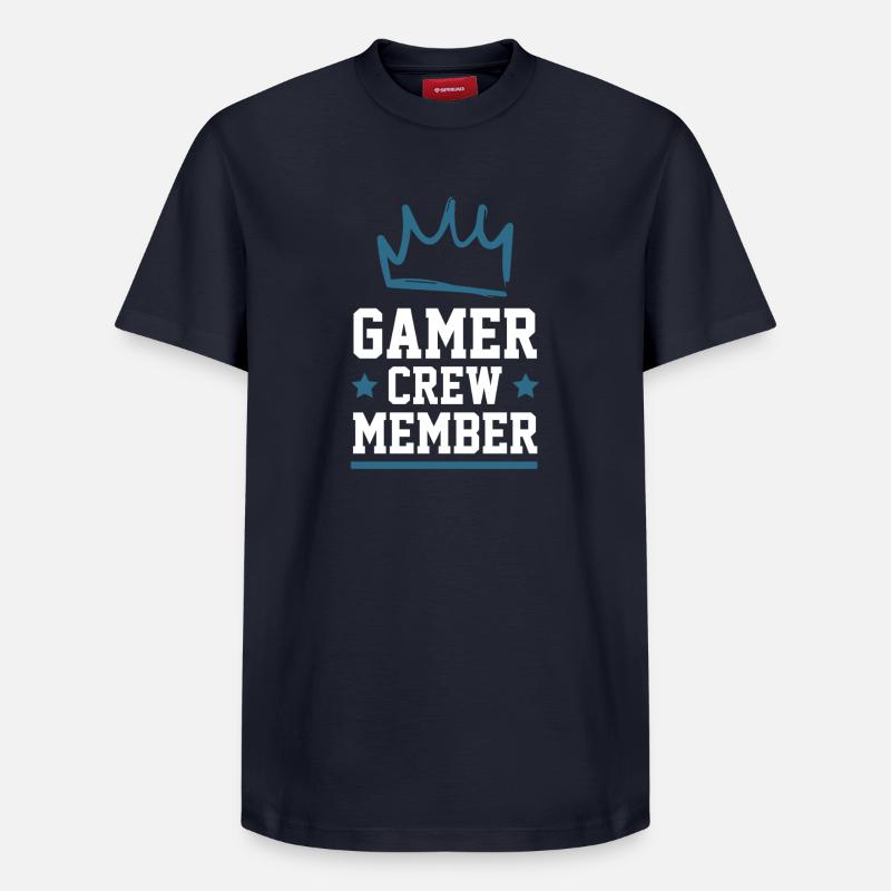 Équipe de joueurs - T-shirt unisexe décontracté en coton Supima – de SPREAD - bleu marine