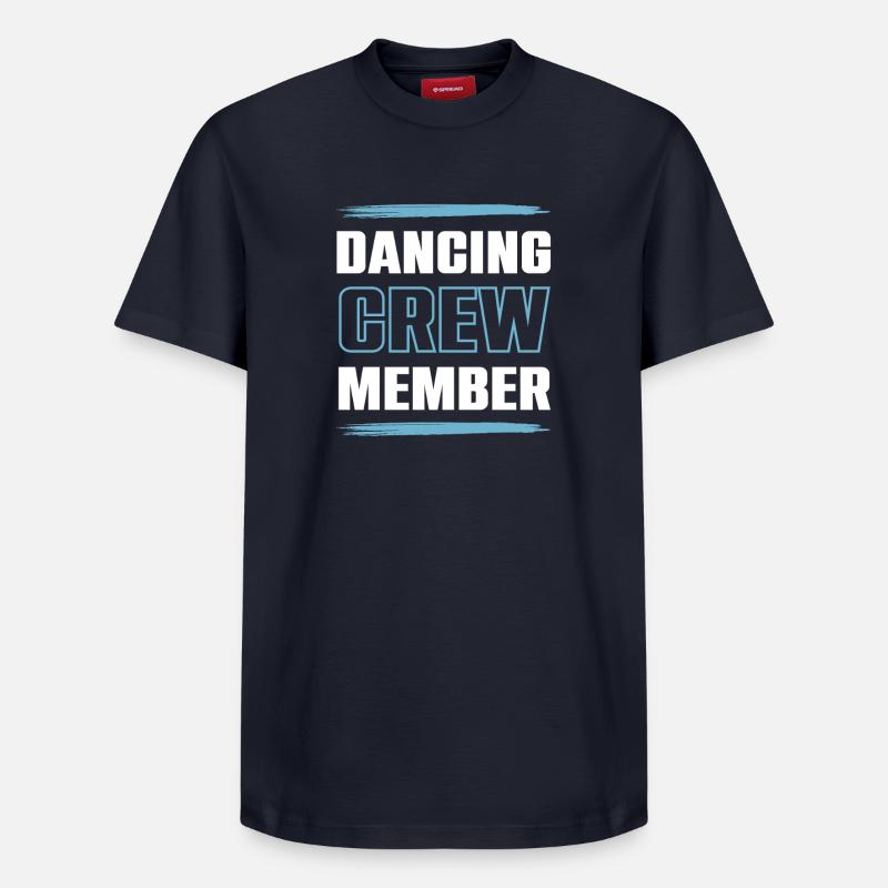 Équipe de danse - T-shirt unisexe décontracté en coton Supima – de SPREAD - bleu marine
