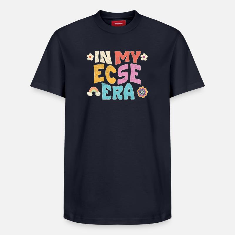 À mon époque ECSE - T-shirt unisexe décontracté en coton Supima – de SPREAD - bleu marine
