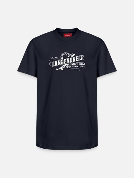 Bochum Langendreer millésime - T-shirt unisexe décontracté en coton Supima – de SPREAD - bleu marine