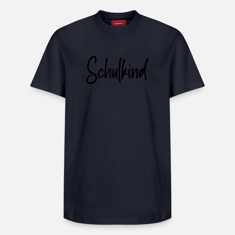 Schulkind - Einschulung Erstklässler - Relaxed Unisex Supima Cotton T-Shirt – von SPREAD - Navy