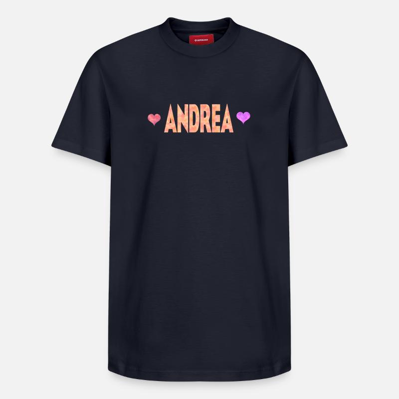 Andrea - T-shirt unisexe décontracté en coton Supima – de SPREAD - bleu marine
