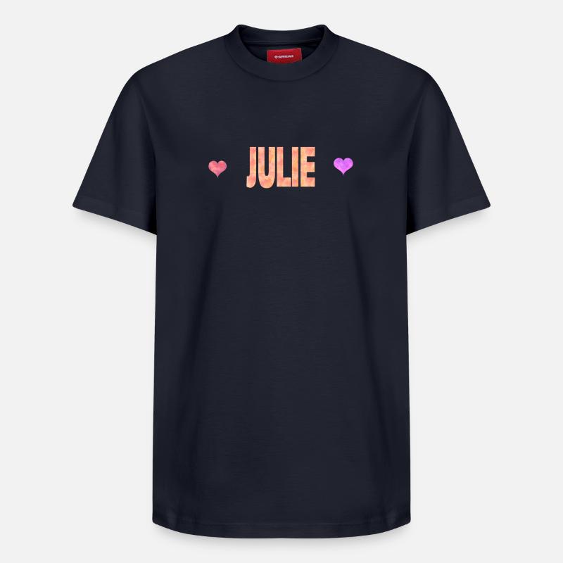 Julie - T-shirt unisexe décontracté en coton Supima – de SPREAD - bleu marine