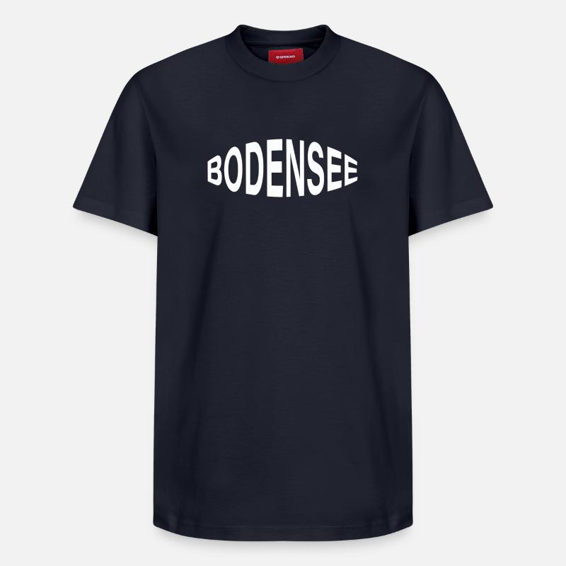 BODENSEE - Relaxed Unisex Supima Cotton T-Shirt – von SPREAD - Navy