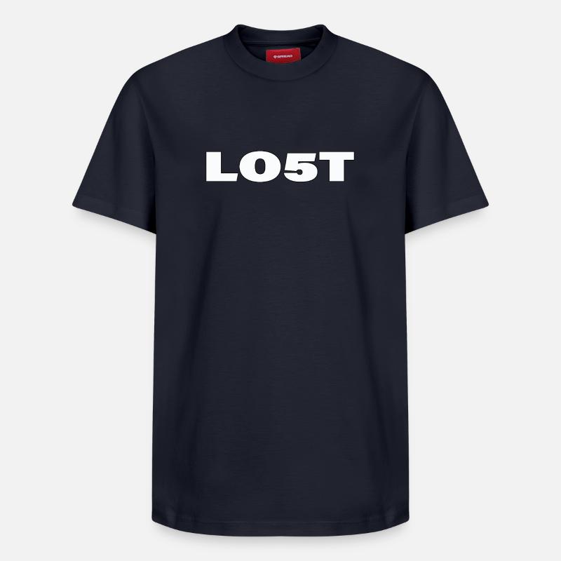 LO5T - T-shirt unisexe décontracté en coton Supima – de SPREAD - bleu marine