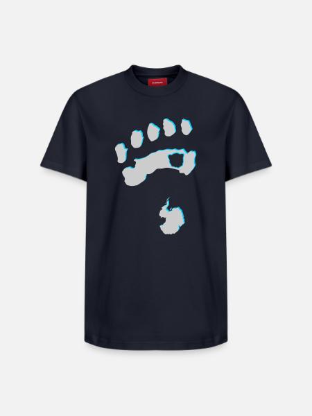 Eisbär 8 - Relaxed Unisex Supima Cotton T-Shirt – von SPREAD - Navy